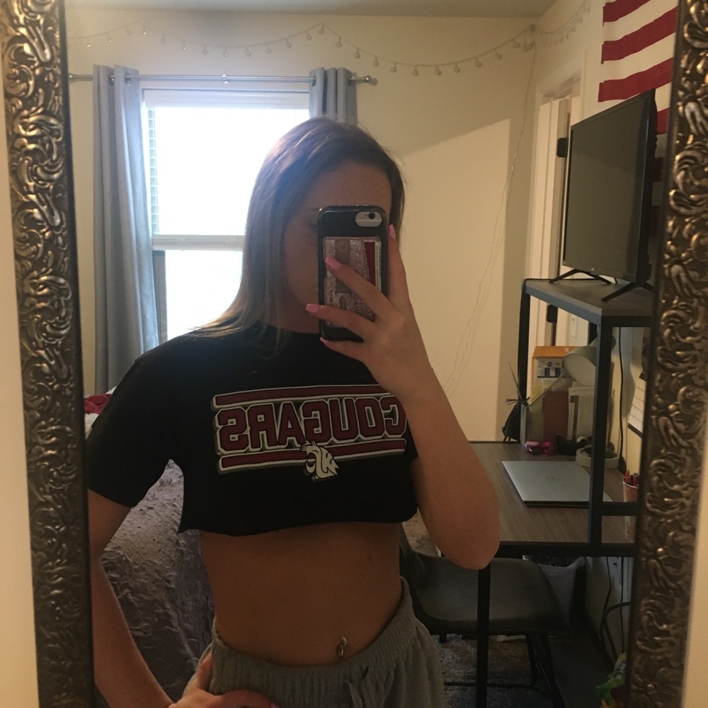 Washington State University Cougars Crop Top